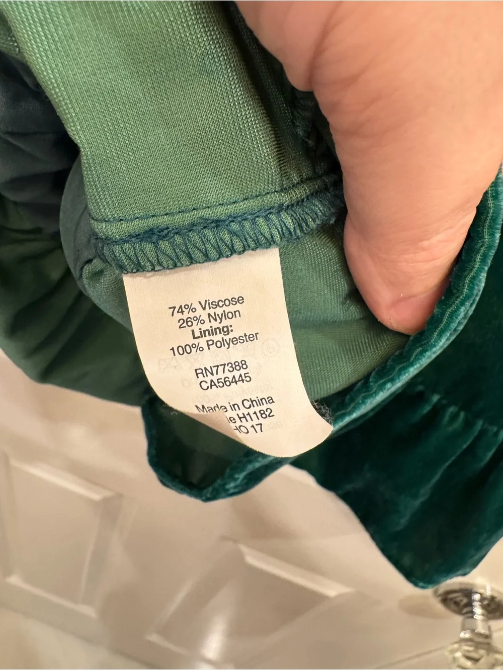 J. Crew Sleeveless Velvet Peplum Top - Green